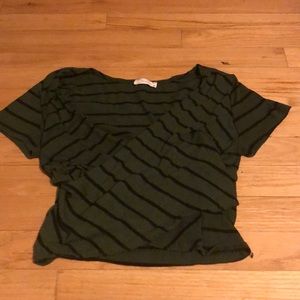Striped Crop top
